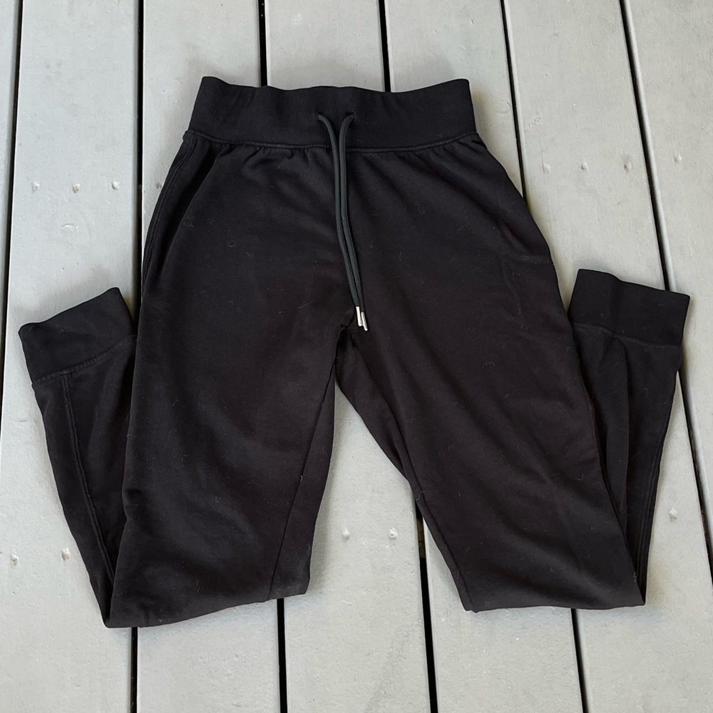 H&M super high waisted black joggers